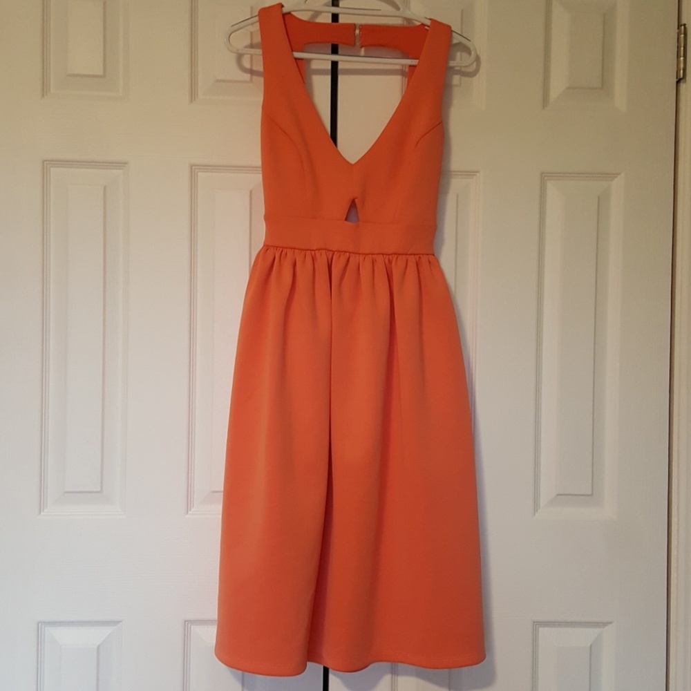 🧡ASOS Scuba Knit Midi Dress🧡